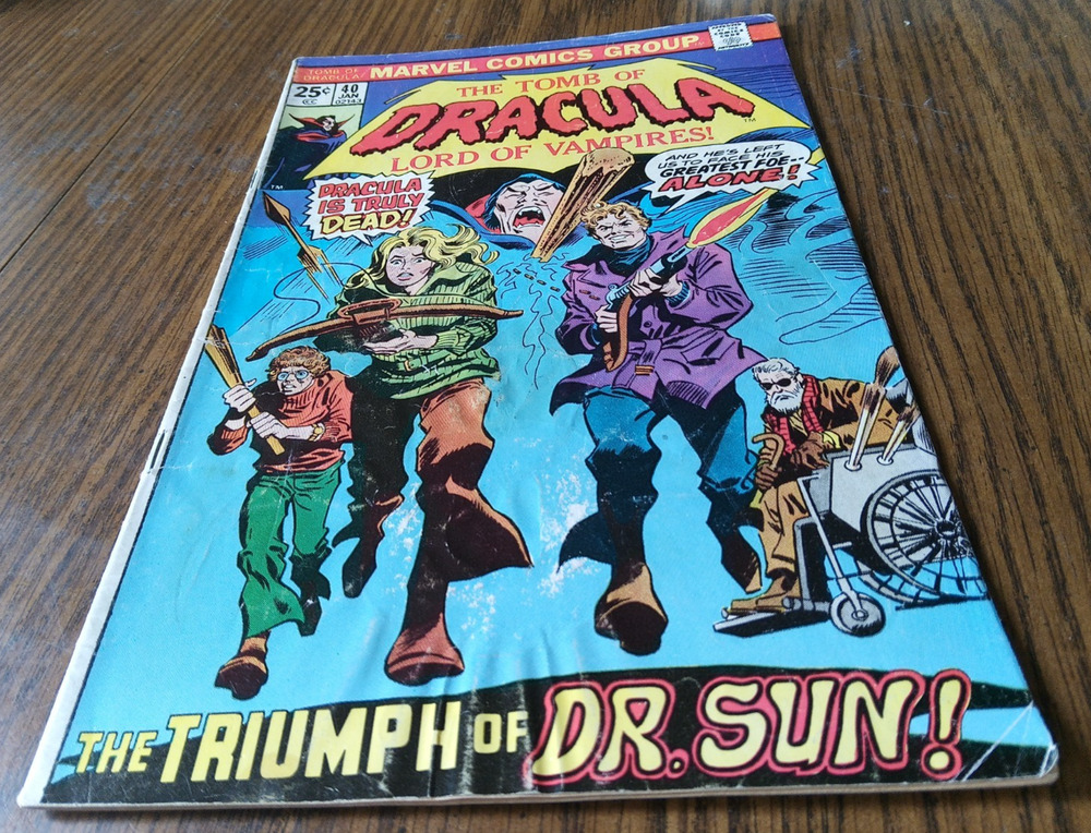 The Tomb Of Dracula #40 January 1975 Marvel Comics